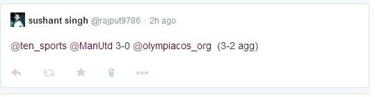 rajput9786's tweet image. #MUFCvsOFC @ten_sports @ManUtd 3-0 @olympiacos_org (3-2 agg) #ChampionsLeague #predictscore