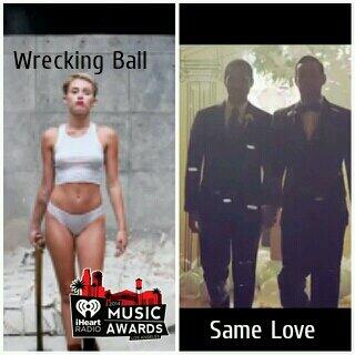 StarsBattleHere's tweet photo. #BestLyrics #iHeartAwards
Wrecking Ball vs Same Love
RT for Wrecking Ball
Fave for Same Love http://t.co/MAVPclFQcJ