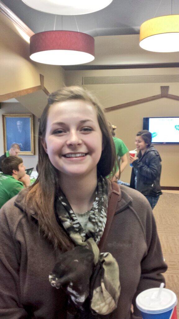 coelambdachi's tweet photo. If this tweet gets 50 retwerts or favorites before 8pm tonight, Erin Gholson will shave her head! #StBaldricks http://t.co/qogiIgV6O3