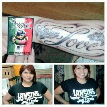 PijonGT's tweet photo. #jiveone5even #Liquidtattoo @pvetne I'll be back for more! #love http://t.co/7SJ29map9h