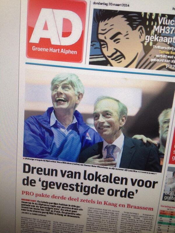 De eerste editie van AD Groene Hart is op weg naar de drukker. Nog twee edities te gaan. #AD #GR2014
