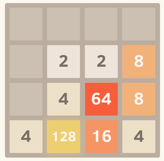 Jeux's tweet photo. Exit Flappy, welcome 2048 http://t.co/ZFXHI8f3IG http://t.co/Xy1OOk86rr
