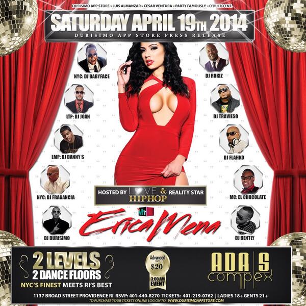 djdurisimo's tweet image. Saturday April 19th 2014 
Durisimo App Store Press Release Event @Adas Complex #2Levels #2DanceFloors