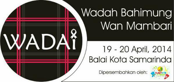SamarindaUpdate's tweet photo. #Samarinda @DNFadiah: #WADAI2014 " 19-20 April 14 | Balai Kota Samarinda. Get info cek TL @Flashmob_SMR http://t.co/xxd2FjGkKp