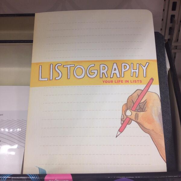 AbsolutelyNancy's tweet image. A book to list all things @Target @OrganizedJen #ListsListsLists