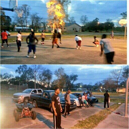 Chris14Roussell's tweet image. #HoopSession Ran the court with @ImD_Boy