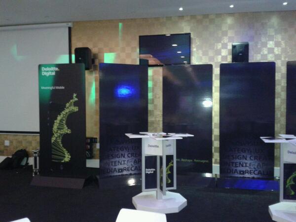 RileyEagar's tweet photo. The #DeloitteDigital stand at #TechTrends2014 @DeloitteTechSA @DeloitteDigital http://t.co/ipB60Or2Zt