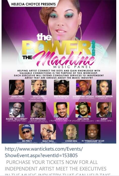 HeleciaC's tweet photo. Music Panel ft @Mista_Ad @SteveLobel @BigU1 @MallyMall @kurupt_gotti  @Tyswaggalee @bmikerob http://t.co/8EYR85JiyB http://t.co/hYnRxbxfbv