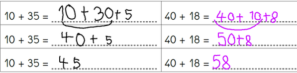 ClassedeGSCP's tweet image. #MathsCP Décompositions additives : réussites de #Léane et d&apos;#Eléa. Bravo