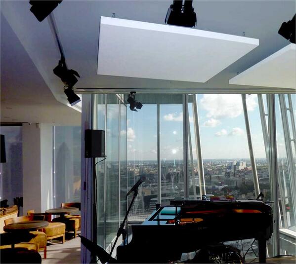 Increases clients enjoyment and ambiance of the bar and restaurant with a few, well placed panels #restaurantnoise