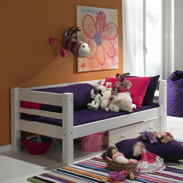 Mojo junior kinderbedden in de afmeting 70 x 160 cm verkrijgbaar in verschillende variaties