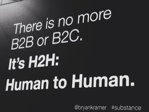GlenGilmore's tweet photo. Is there really no more #B2B or B2C? http://t.co/1ZZDLwPkBv RT @mezzDubai #smm http://t.co/RssUaXrvoa