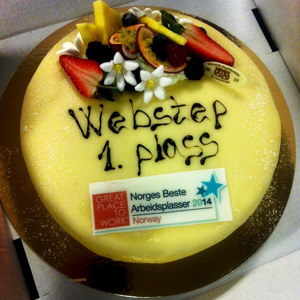 smalice18's tweet image. #webstep best place to work