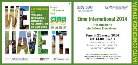 FederUnacoma's tweet photo. Presentazione #EimaGreen a Montichiari BS (Sala B Centro Congressi Salone Vita in Campagna): ven 21 marzo, ore 14.00. http://t.co/JyEEwgFH4u