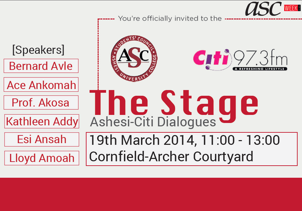 Ashesistudents's tweet image. About to begin!! Don't miss out! #ASCWeek #AshesiCitiTalks
