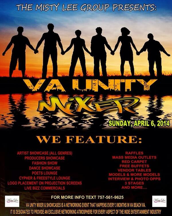 MRINMYCARSK's tweet image. @THEMISTYLEE PRESENTS DA #VAUNITY MIXER APRIL6 AQUA RTRT!!