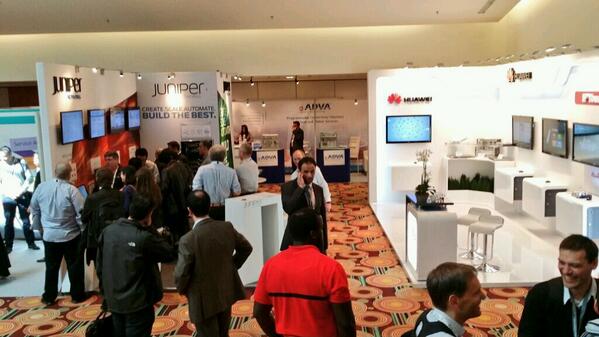 pascalhourseau's tweet image. For next year #Juniper should use the free space from stand 101 of #MPLSSDN2014