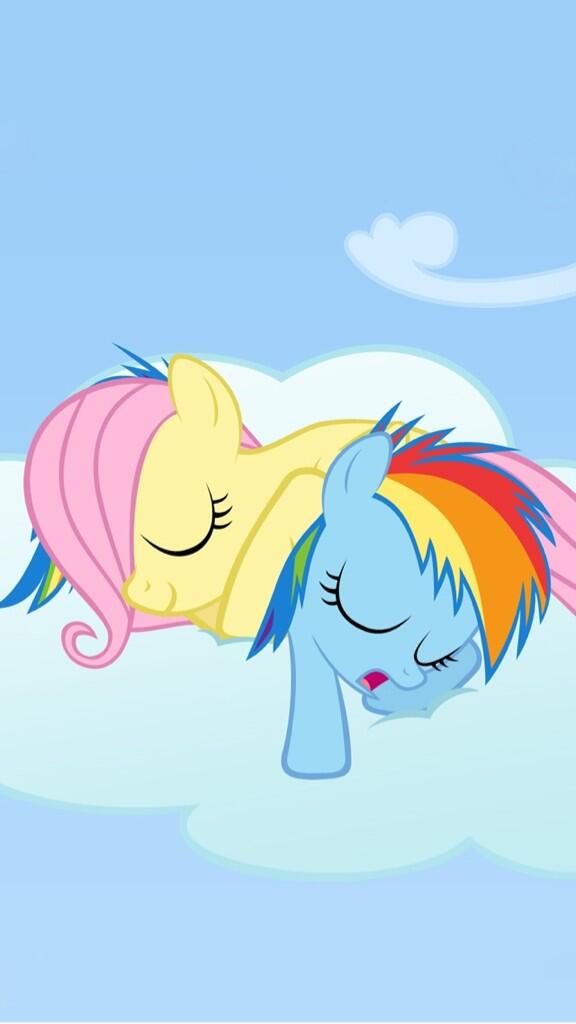 FlutterDash_MLP's tweet image. Fluttershy &amp;amp; Rainbowdash sleeping