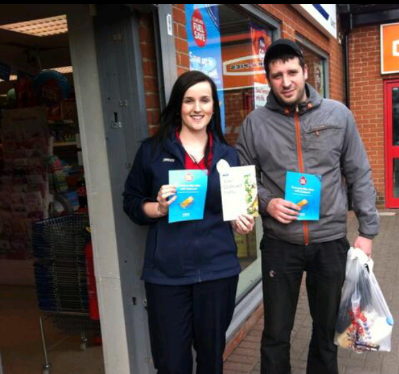 One week on &amp; still promoting fuel save! <a href="/Tescofuelsave/">Tesco Fuel Save</a> #tescofuelsave #teamspirit #kirbyfrithexpress