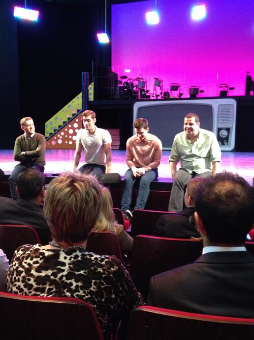 CurveLeicester's tweet photo. Our #Hairspray cast are being interviewed as part of our B2B Networking event today: http://t.co/1RghbR8nj3