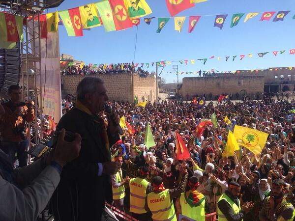 #özyönetimleözgürkimlige Midyat Newrozu