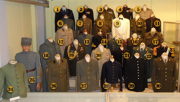 Van wie is welk #uniform en waar/wanneer gedragen?  Kom 5 en 6 april naar ons #museum , het #Geniemuseum in #Vught