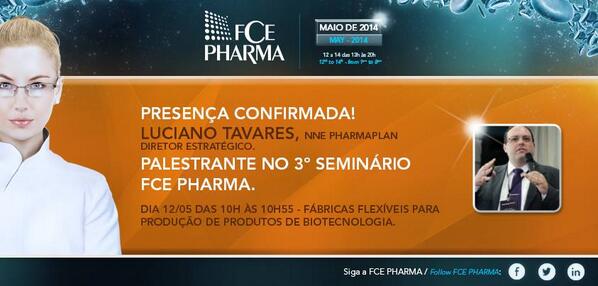 MeDconsultoria's tweet photo. 3º Seminário @FCEPharma  FÁBRICAS FLEXÍVEIS PARA PRODUÇÃO DE PRODUTOS DE BIOTECNOLOGIA: UM NOVO PARADIGMA http://t.co/Z7LmBSsqOv