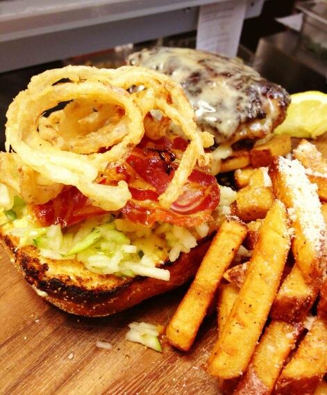 LaFrascaHfx's tweet photo. BOAR BURGER GONE WILD! We're donating $5 for every #burger during #burgerweek to @FEEDNOVASCOTIA! Feed U help Feed NS http://t.co/KQ6y3gPFgy