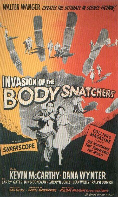 FaceOfHorror's tweet photo. Kevin McCarthy also starred in the 1978 remake. Here he is in the poster for the original. http://t.co/XH3NK0Fh03
