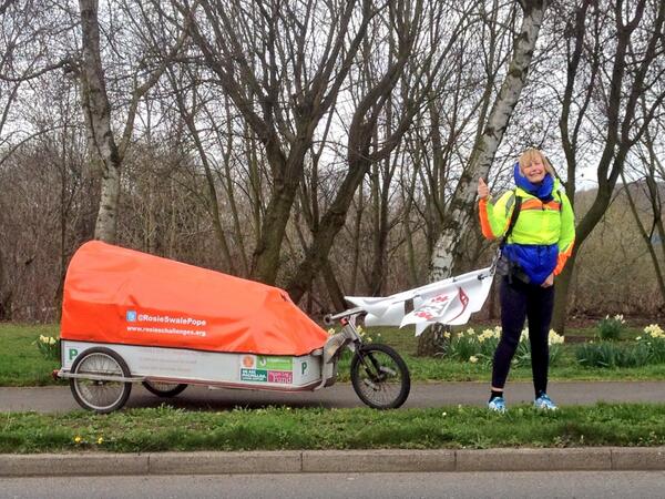 The AMAZING <a href="/RosieSwalePope/">Rosie Swale Pope MBE</a> <a href="/3tunsdronfield/">Sarah West</a> GOOD LUCK! &amp; here's hoping you raise lots of money