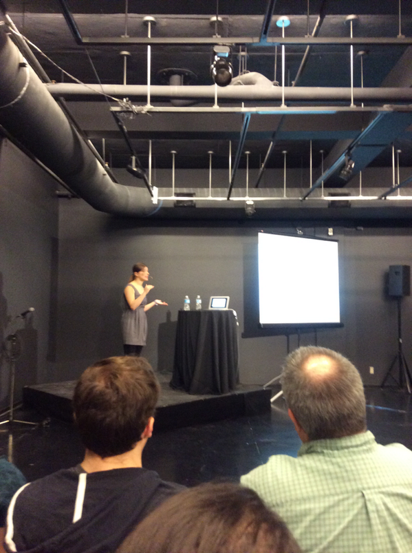 Super présentation et prise de conscience par <a href="/CynthiaSavard/">Cynthia Savard Saucier</a> de @TP1 ! #waq14 #waq2014