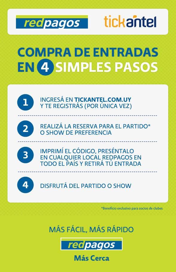 #Redpagos y #Tickantel se unen para hacer la compra de entradas más fácil y rápido!
