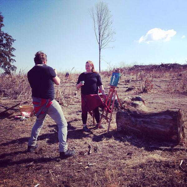 PandoCreativeCo's tweet image. Shooting a promo video with Kristin Rexter! #pandocreativecoatwork