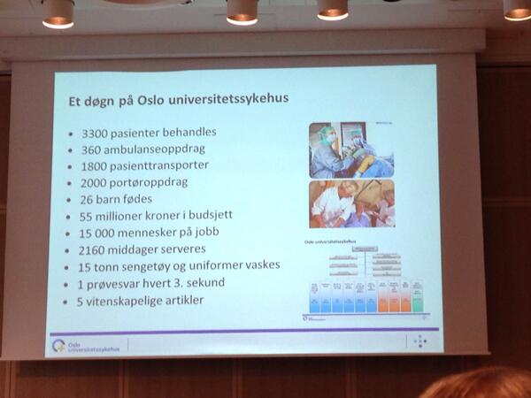 Dette skjer på OUS i løpet av ett døgn #dmarena