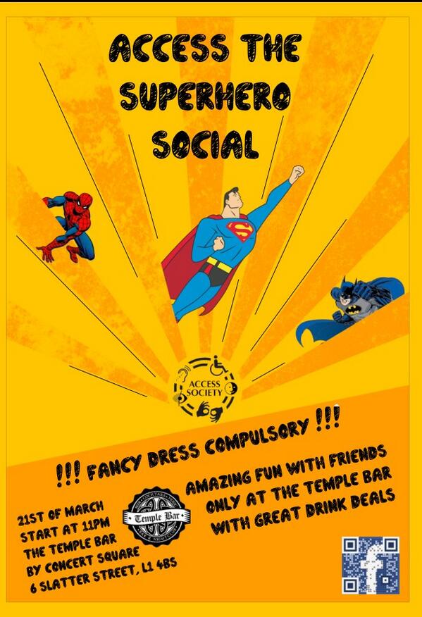 Access society social, everyone welcome ! DM for more details #fancydress  @TEMPLEBARLPOOL <a href="/LGoS/">あ</a> <a href="/livuni_DST/">Disability Support</a>