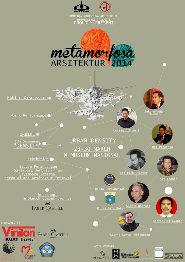 plansection's tweet photo. Let's go! RT @MetamorfosaArs: METAMORFOSA ARSITEKTUR "URBAN DENSITY" 28-30 MARCH 2014 @ MUSEUM NASIONAL http://t.co/XargTxU6BT plansection