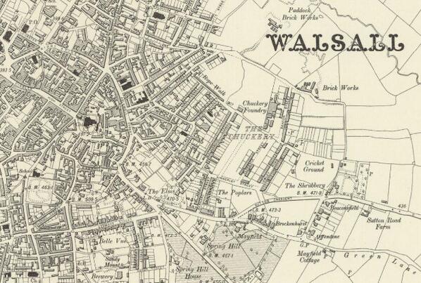 Old maps of #Walsall now online for free. bit.ly/PU6TCw