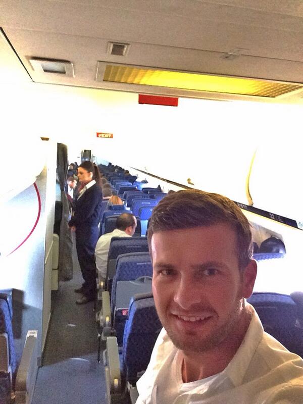 On our way to Kansas to get our first win! Fun to have internet up in the sky!