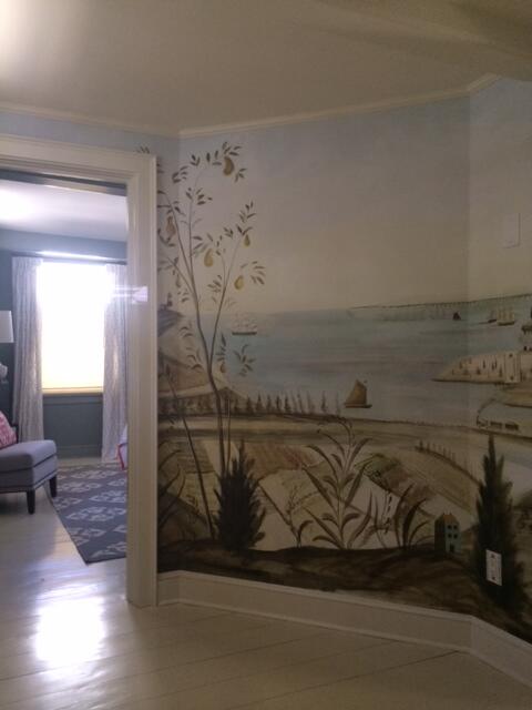 audreysterk's tweet photo. Newly installed custom Panorama mural in downtown Nantucket. For more pics, see http://t.co/7WDZq17W88 Happy Spring! http://t.co/oKj7fJm1uJ