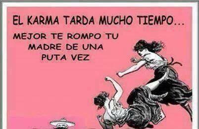 NoviaPerfecta8's tweet photo. eso del karma es muy lento mejor te la rompo va !! http://t.co/HR1guyS5Vh