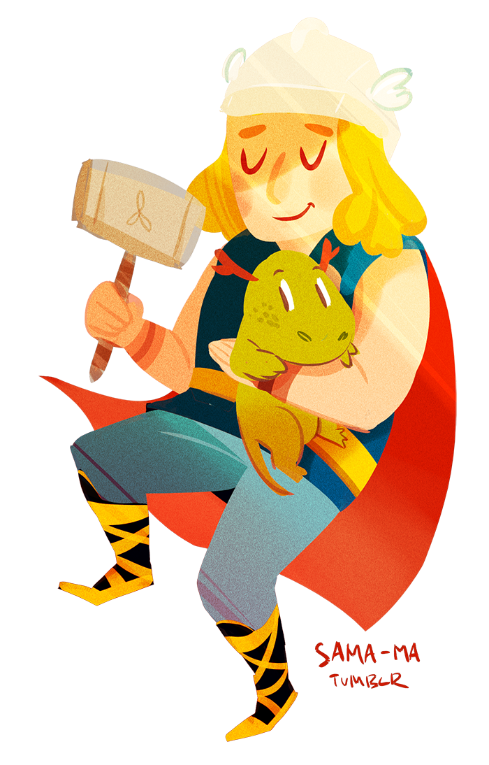 Sam Commissions Are Open On Twitter A Little Thor And A Baby Bilgesnipe For Today S Sketch Dailies Yingjuechen Http T Co Nx3mimrfhv Sketchdailies Http T Co 72rwfa5lq2