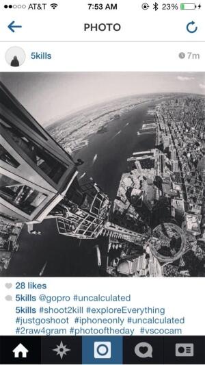 CBCTheNational's tweet photo. Teen arrested after climbing 1 World Trade Center to take pictures in the middle of the night. http://t.co/IkpaUghglh http://t.co/7yD8bUSM1x