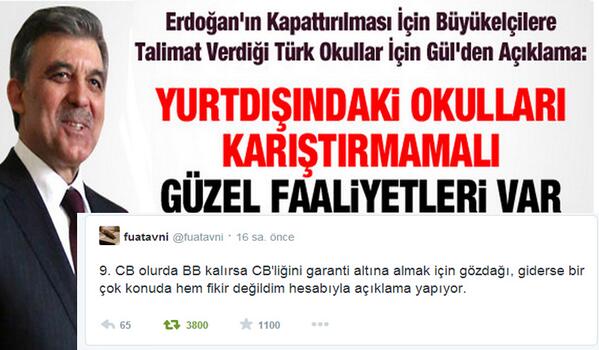 ZEYBEK_HAVASI's tweet photo. #OkorursaKimseDokunamaz
Cumhurbaşkanı Abdullah Gül'den Doğru Duruş http://t.co/vlfXUwMm7i
