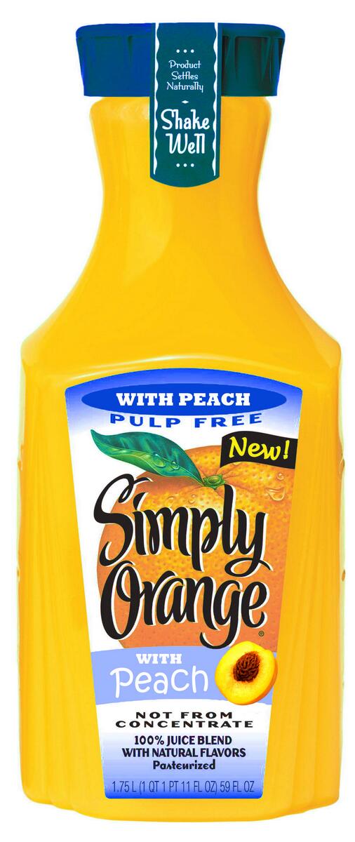 SimplyO_Peach's tweet photo. Awaken your taste buds in the morning with Simply Orange w/ Peach, a unique&amp; delicious 100% juice! #simplyorangepeach http://t.co/8S0TQ36gNl