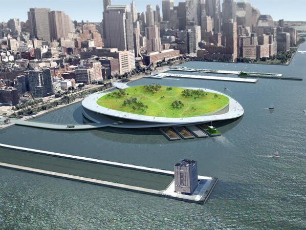 FastCoImpact's tweet image. Redesigning a less wasteful New York City, with giant trash-composting parks. f-st.co/zqDLVnY