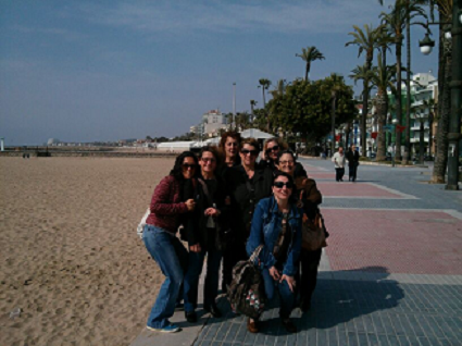 LifeisPatchwork's tweet image. Feria de Sitges  Hoy fuimos algunas alumnas y yo a la Feria, primero desayunamos después recorrimos las tres carpas.