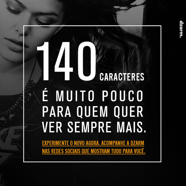 dzarm_Oficial's tweet photo. Para quem quer muito mais, acompanhe a dzarm. no @instagram , no @facebook e no @YouTube. http://t.co/3ke5HZj8xR