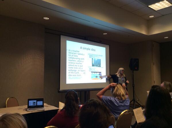CloutierTeach's tweet photo. Angie Gallacher presenting at CUE. Adventure quests
#cue2014 http://t.co/iELZ3PQJdh
