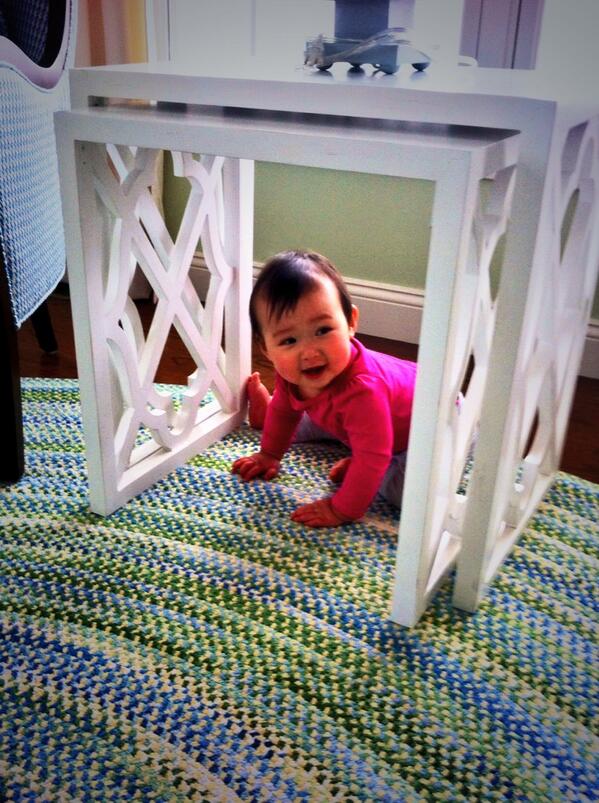 DigsDesign's tweet photo. Our littlest client loves these nesting tables from Digs! http://t.co/ZhdCYIcPmP
