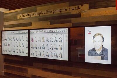 creativecloud's tweet image. Adobe designer @Natzke's TED All Star portrait series; stop by Adobe's #TED2014 Drawing Lab. #TEDdraw